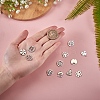 12Pcs 12 Style 304 Stainless Steel Charms STAS-SZ0001-48-3