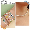 10Pcs 5 Colors Rack Plating Brass Micro Pave Cubic Zirconia Flat Round Beads KK-CJ0002-70-7