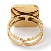 Ion Plating(IP) 304 Stainless Steel Ring RJEW-B059-10G-04-3