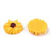 Opaque Flatback Resin Cabochons Accessories RESI-TAC0003-30B-02-1