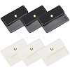8Pcs 2 Colors Portable Imitation Leather Jewelry Bags for Travel ABAG-SP0001-37-1