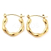 Wave Ring 304 Stainless Steel Hoop Earrings for Women EJEW-C067-11G-1