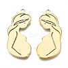Ion Plating(IP) 201 Stainless Steel Pendants LS-STAS-N098-069LG-1