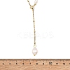 Adjustable 304 Stainless Steel Satellite Chain Lariat Necklaces NJEW-JN06147-4