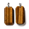 Natural Tiger Eye Pendants G-H286-05P-03-1
