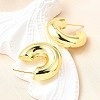 Rack Plating Brass C-shape Stud Earrings EJEW-G288-32D-G-1