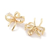 Brass Micro Pave Cubic Zirconia Pendants KK-P271-05G-C-2