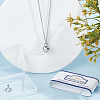 Stainless Steel Urn Ashes Necklace NJEW-CN0001-03P-3