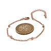 Rack Plating Brass Link Chain Bracelets for Women BJEW-G735-03RG-5