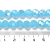 Imitation Jade Glass Beads Stands EGLA-A035-J8mm-B04-5
