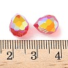 Electroplated Glass Beads GLAA-K062-01A-FR09-3
