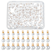 90Pcs 3 Style Plastic Imitation Pearl Pendants KK-BC0012-94-1