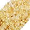 Heated Natural Citrine Beads Strands G-A260-A13-01-2