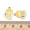 304 Stainless Steel Enamel Pendants X1-STAS-G360-04G-09-3