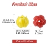 16Pcs 8 Colors Handmade Lampwork Beads LAMP-FS0001-25-4
