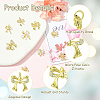 10Pcs 10 Styles Brass Micro Pave Cubic Zirconia Charms KK-CJ0003-75-3