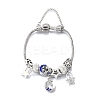 Alloy European Beads Charm Bracelets BJEW-F495-20P-2