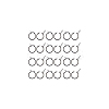 12 Pairs 304 Stainless Steel Hoop Earrings EJEW-UN0001-88-8
