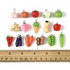 32Pcs 16 Styles Resin Iron Pendants RESI-FS0002-26-5