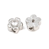 SHEGRACE Brass Micro Pave Clear Cubic Zirconia Beads XGRQ5K808-837P-2