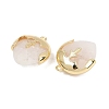 Natural Quartz Crystal Faceted Pendants G-K347-09G-01-2