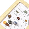 Natural & Synthetic Gemstone Healing Stones Picture Frame Stand AJEW-D308-01D-3