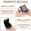 Rectangel PU Imitation Leather Coin Storage Boxes CON-WH0086-102C-01-4