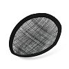 Linen Teardrop Fascinator Hat Base for Millinery AJEW-WH0283-54C-2