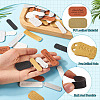 100Pcs 20 Styles PU Leather Label Tags PURS-TA0001-02-6