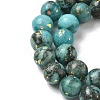Dyed Natural Dolomite Beads Strands G-D337-8mm-D01-4