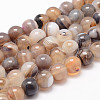 Natural Striped Agate/Banded Agate Bead Strands G-K155-A-10mm-13-2