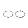 Tarnish Resistant 304 Stainless Steel Linking Ring Rhinestone Settings STAS-I671-20P-2