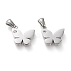 304 Stainless Steel Pendants STAS-F253-18P-1