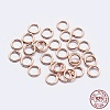 925 Sterling Silver Soldered Closed Jump Rings STER-F036-03RG-0.7x5-3