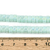 AB Color Plated Opaque Glass Beads Strands GLAA-T026-3x6mm-P04-4