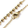 202 Stainless Steel Rosary Bead Necklaces LS-NJEW-D060-01B-G-2