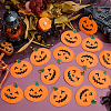 20Pcs Pumpkin Polyester Computerized Embroidery Cloth Iron on/Sew on Patches PATC-HY0001-96-4