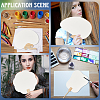 4Pcs 4 Styles Paper Fans AJEW-GF0011-45A-4