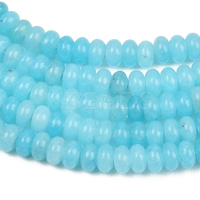 Natural White Jade Beads Strands G-L635-A02-4x2mm-07-1
