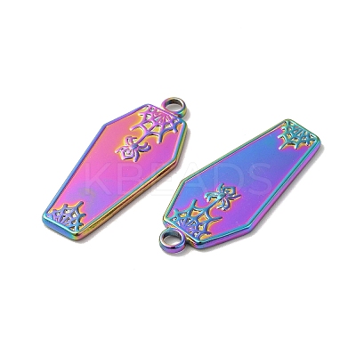 Ion Plating(IP) Halloween 304 Stainless Steel Pendants STAS-H212-30MC-1