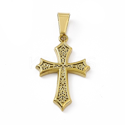 PVD Vacuum Plating 304 Stainless Steel Pendants STAS-P315-15G-1