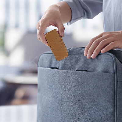 1Pc Rectangle PU Imitation Leather Single Watch Storage Bag DIY-CL0001-11A-1