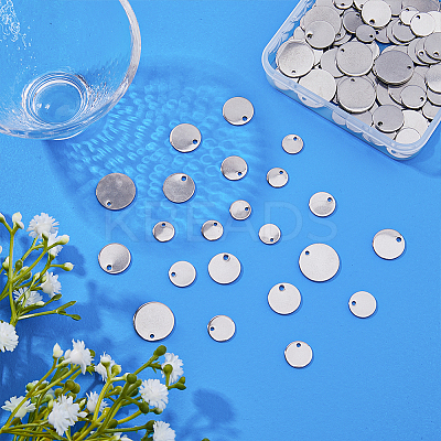 140Pcs 4 Style 304 Stainless Steel Charms STAS-HY0001-39-1