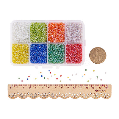 12/0 Round Glass Seed Beads SEED-X0050-2mm-17-1