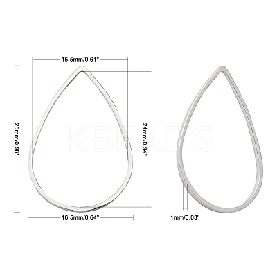 Brass Linking Rings X-KK-T037-06P-NF-1