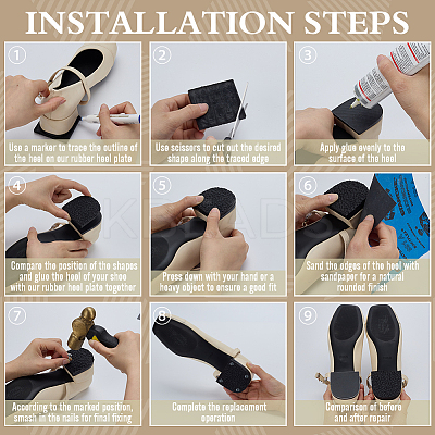 Rubber Heel Plates FIND-WH0126-813-1