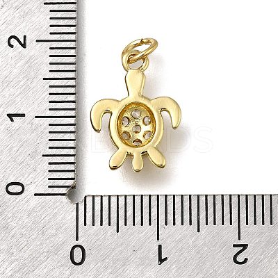 Brass Micro Pave Cubic Zirconia Pendants LS-ZIRC-I070-040G-1