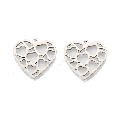 Non-Tarnish 201 Stainless Steel Pendants STAS-N098-100P-1