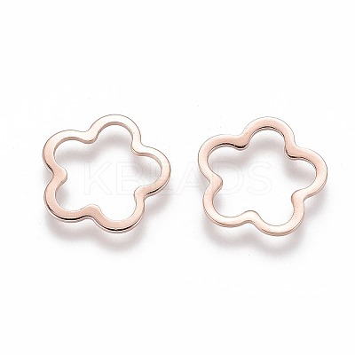 201 Stainless Steel Linking Rings X-STAS-F192-004RG-1