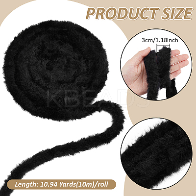 10M Imitation Mink Hair Ribbons OCOR-BC0009-17C-1